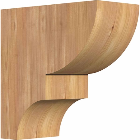 Ekena Millwork Ridgewood Smooth Corbel, Western Red Cedar, 5 1/2"W x 12"D x 12"H COR06X12X12RID00SWR